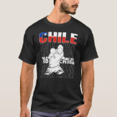 Chile Table Tennis   Support Chilean Ping Pong Tea Tシャツ (正面)
