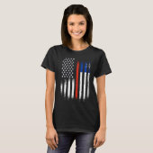 Chilean American Hispanic Heritage Month Chile Pat Tシャツ (正面フル)