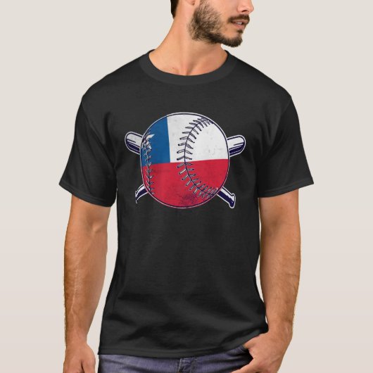 Chilean Baseball Sport Chile Baseball Team Tシャツ (正面)