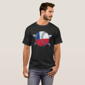 Chilean Baseball Sport Chile Baseball Team Tシャツ (正面フル)