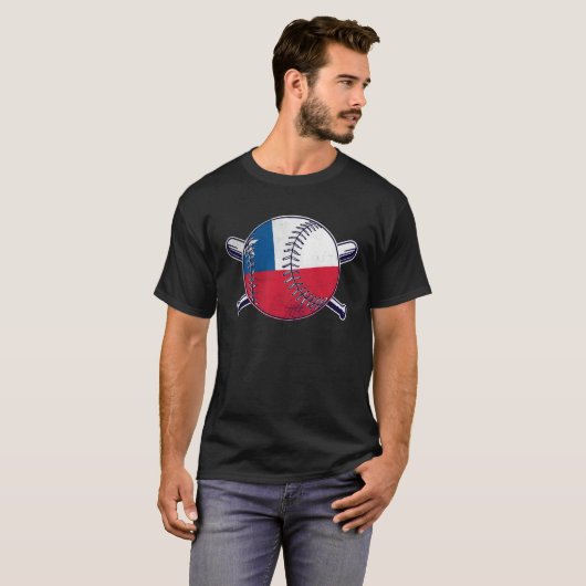 Chilean Baseball Sport Chile Baseball Team Tシャツ (正面フル)