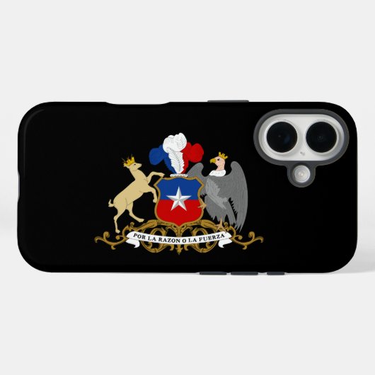 Chilean coat of arms Case-Mate iPhoneケース (裏面 (横))