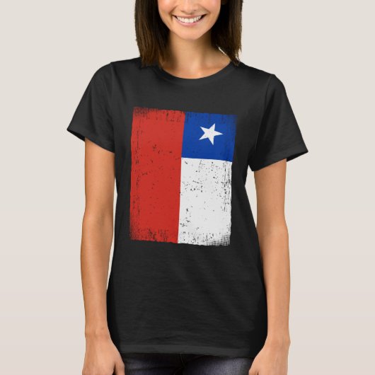 Chilean Flag Chile  1 Tシャツ (正面)