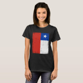 Chilean Flag Chile  1 Tシャツ (正面フル)