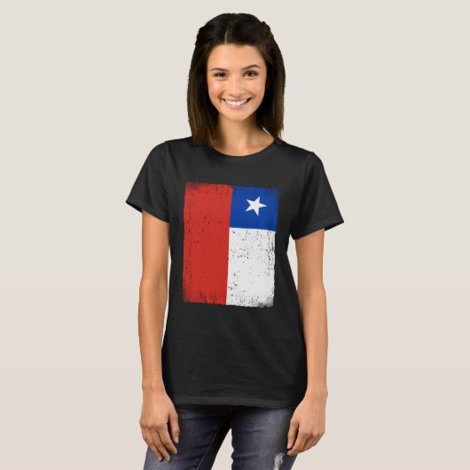 Chilean Flag Chile  1 Tシャツ (正面フル)