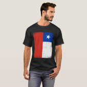 Chilean Flag Chile  1 Tシャツ (正面フル)
