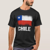 Chilean Flag Chile Tシャツ (正面)