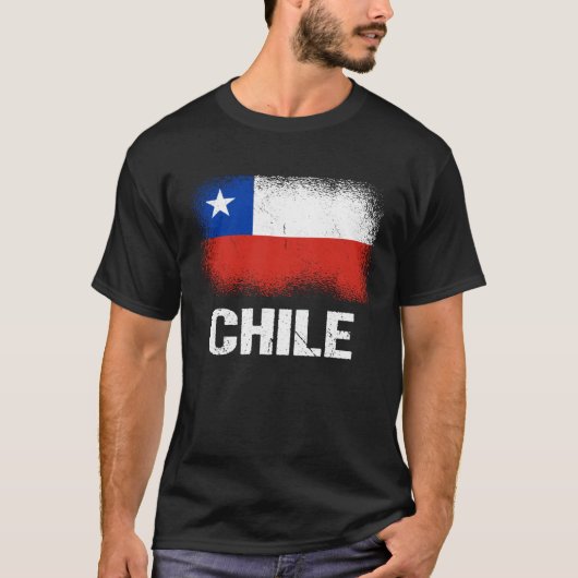 Chilean Flag Chile Tシャツ (正面)