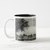 「Chile'engravedの歴史からのValdivia、 ツートーンマグカップ (左)