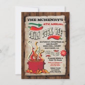 CHILI調理師オフパーティーポスター 招待状 (正面)