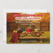 Chili Cook-off Cook Off Cookoff Invitation 招待状 (正面)