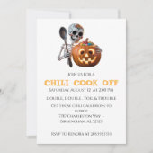  Chili Cook Off Halloween 招待状 (正面)