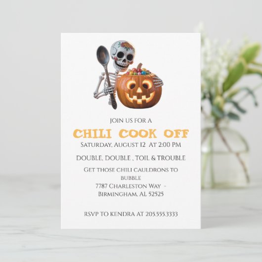  Chili Cook Off Halloween 招待状 (スタンド正面)