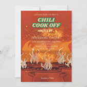 Chili Cook Off Party Invitation 招待状 (正面)