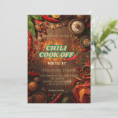 Chili Cook Off Party Invitation 招待状 (スタンド正面)