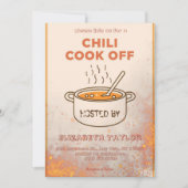 Chili Cook Off Party Invitation 招待状 (正面)