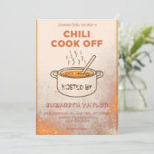 Chili Cook Off Party Invitation 招待状 (スタンド正面)