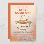 Chili Cook Off Party Invitation 招待状 (正面/裏面)