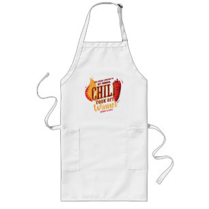 Chili Cook Off Winner Corporate Party Cookout ロングエプロン