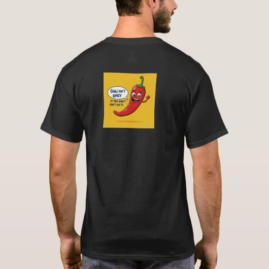 chili not spicy tシャツ (裏面)