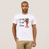 Chili Out Man Chili Pepper Tシャツ (正面フル)