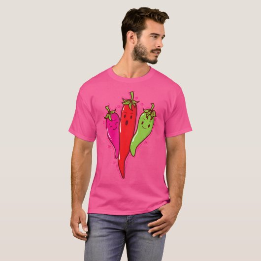 Chili Pepper Hotness Spice Scoville Tシャツ (正面フル)