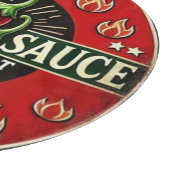 Chili Pepper Sauce Metal Wall design Sign カッティングボード (角)