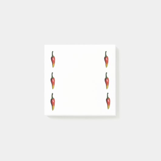 Chili Peppers Art Post-itノート ポストイット (正面)