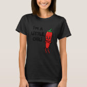 Chili Red Pepper Vegetable Funny Chili Pun I'm Lit Tシャツ (正面)