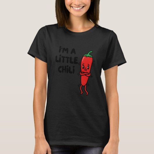Chili Red Pepper Vegetable Funny Chili Pun I'm Lit Tシャツ (正面)