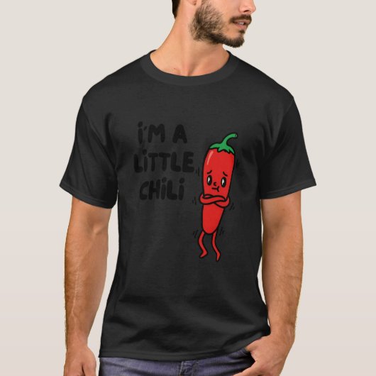 Chili Red Pepper Vegetable Funny Chili Pun I'm Lit Tシャツ (正面)