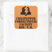 Chilippper矯正施設シール スクエアシール (バッグ)