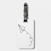 ChilisからAirle Donkeyのジョークラベル ラゲッジタグ (裏面縦)