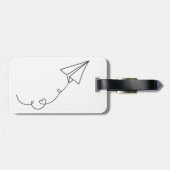 ChilisからAirle Donkeyのジョークラベル ラゲッジタグ (裏面横)