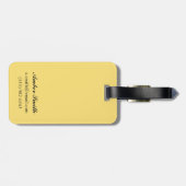 Chilkootのパス、アラスカの金炭坑作業員 ラゲッジタグ (裏面横)