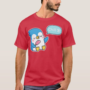 Chillさんはポプシクルを使ったかわいいペンギン Tシャツ