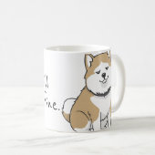 Chillなshiba コーヒーマグカップ (正面右)