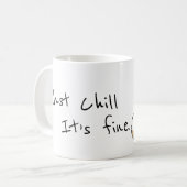 Chillなshiba コーヒーマグカップ (正面左)