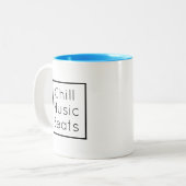 Chillミュージックビートマグ ツートーンマグカップ (正面左)