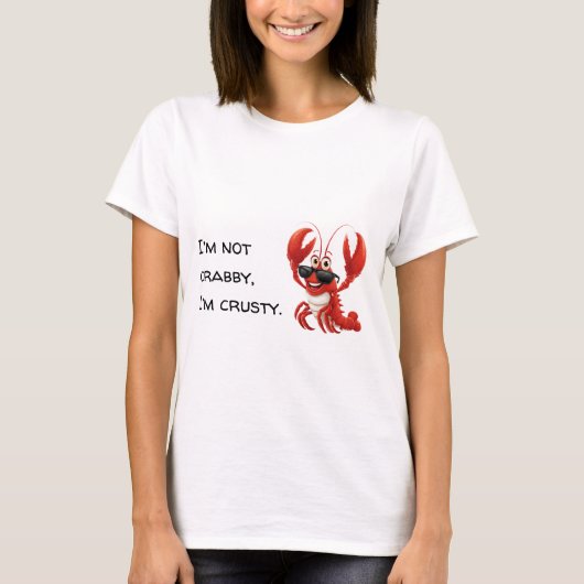 Chillロブスターティー – 漫画ビーチスタイルシャツ tシャツ (正面)