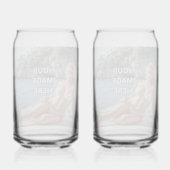 CHILL! 🍺 オリジナル缶グラス　－　画像やテキストを追加 ガラス缶 (裏面)
