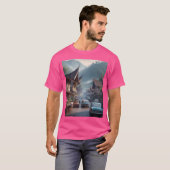 Chill 1970S Padang Panjang Ai Artwork カラフル Ro Tシャツ (正面フル)