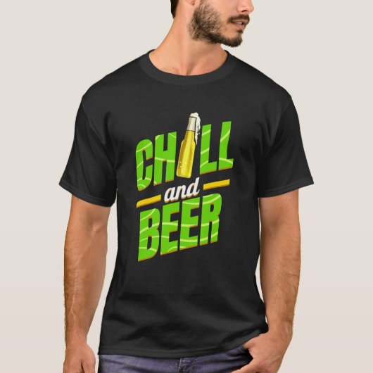 Chill And Beer On St Patricks Day Tシャツ (正面)
