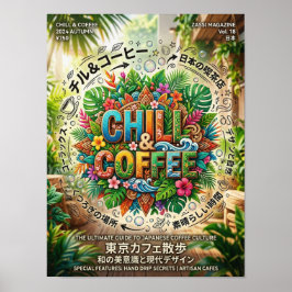 chill and coffee ポスター