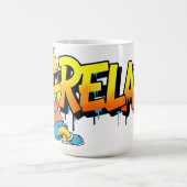 Chill Bart Relax Graffiti Urban Style Graphic Tee コーヒーマグカップ (中央)