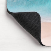 Chill Beach Vibes Ocean Photo Blue Water マウスパッド (コーナー)