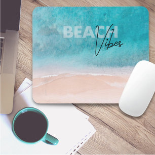 Chill Beach Vibes Ocean Photo Blue Water マウスパッド