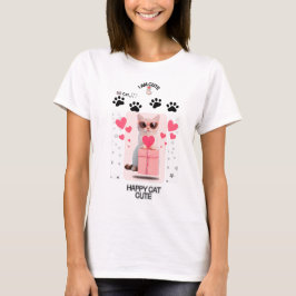 Chill Cat T-Shirt | Cool Kitty Graphic Tee  Tシャツ