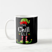 Chill Christmas Elf Matching Pajama X-mas Party  コーヒーマグカップ (左)