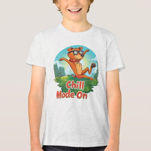 Chill Dogモード トライブレンドＴシャツ (正面)